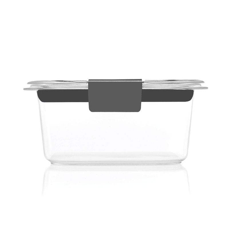 Rubbermaid Brilliance Food Storage Containers, Set of 5 (10 Pieces), BPA-Free, Leak-Proof, Clear