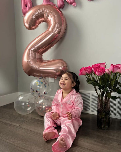 Rose Gold Number 12 Balloon 40 inch, 12 Number Balloons, 12th Birthday Decorations for Girls Boys, 12 Year Old Rose Gold Party Supplies