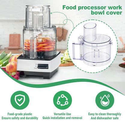 7 Cup Food Processor Replacement Parts Kit for Cuisinart DLC-10 Series Food Processors,Contain:FP-631AGTX-1 Food Processor Work Bowl & DLC-117BGTXT1 Food Work Bowl Cover