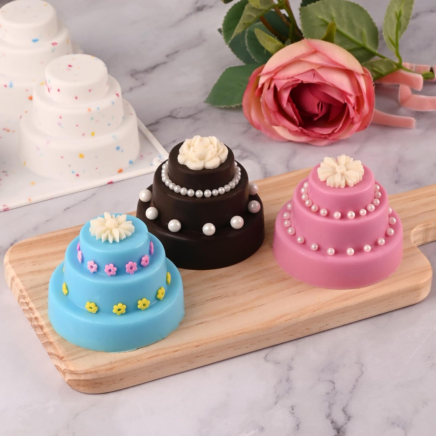 Sakolla 2 Pack Silicone Egg Bite Molds for Air Fryer, Nonstick 7 Cups Air Fryer Muffin Pan for Baking Egg Bite, Mini Muffins, Tart, Mini Cupcake and Quiche (Pink + Green)