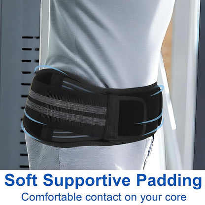 TitanGuard SI Joint Belt for Men – Strong Pelvic and Hip Support Belt with Widened Side Straps – Sacroiliac Pain Relief and Stability for Work, Heavy Lifting, Sciatica, and Daily Back Support