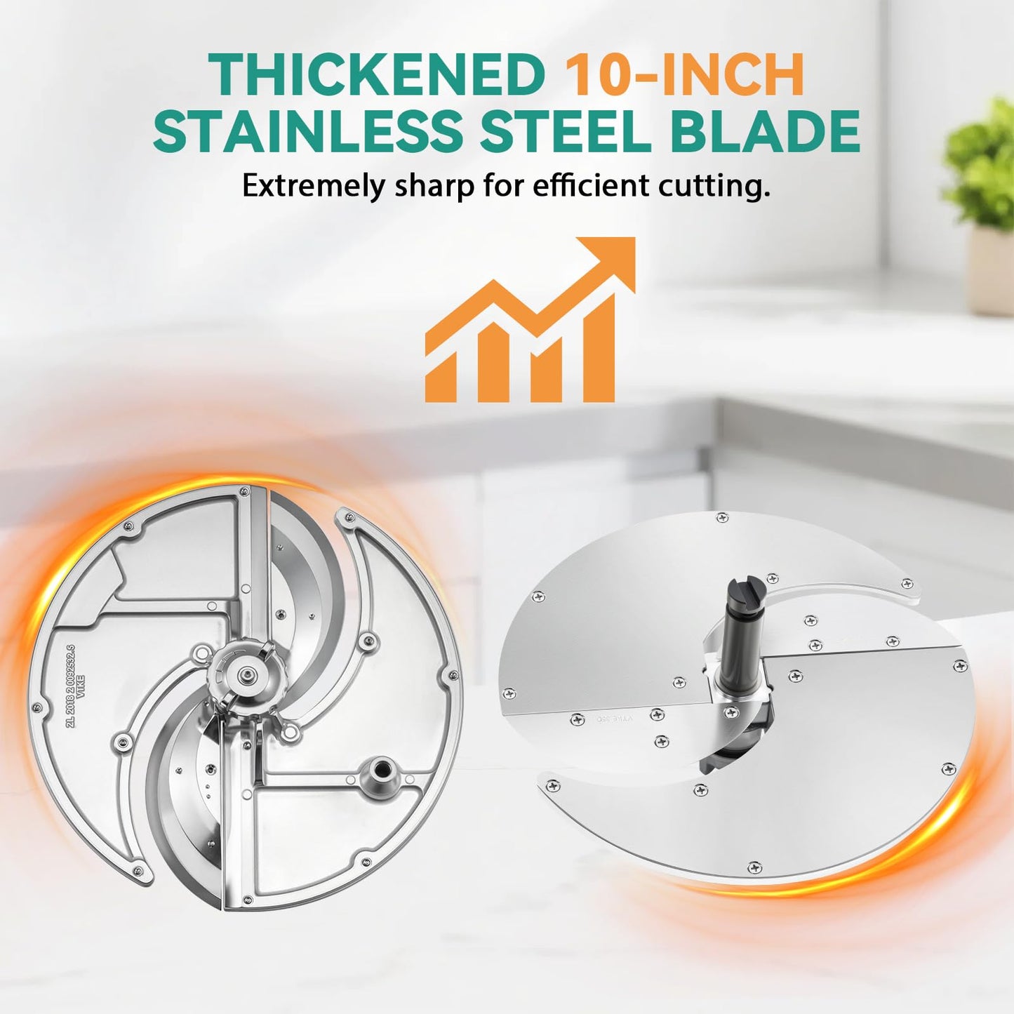 Newhai Commercial Deli Food Slicer Automatic Cooked Pork Beef Cutter Electric Vegetable & Fruit Slicing Machine 0-10mm Thickness Adjustable Commercial Block Cheese Cutter for Lunch Meat Ham Sauage