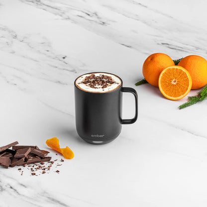 Ember Temperature Control Smart Mug 2, 10 oz Black, App Controlled Heated Coffee Cup | Double your battery life when you pair with an Ember Sliding Lid and Signature Series Cloth