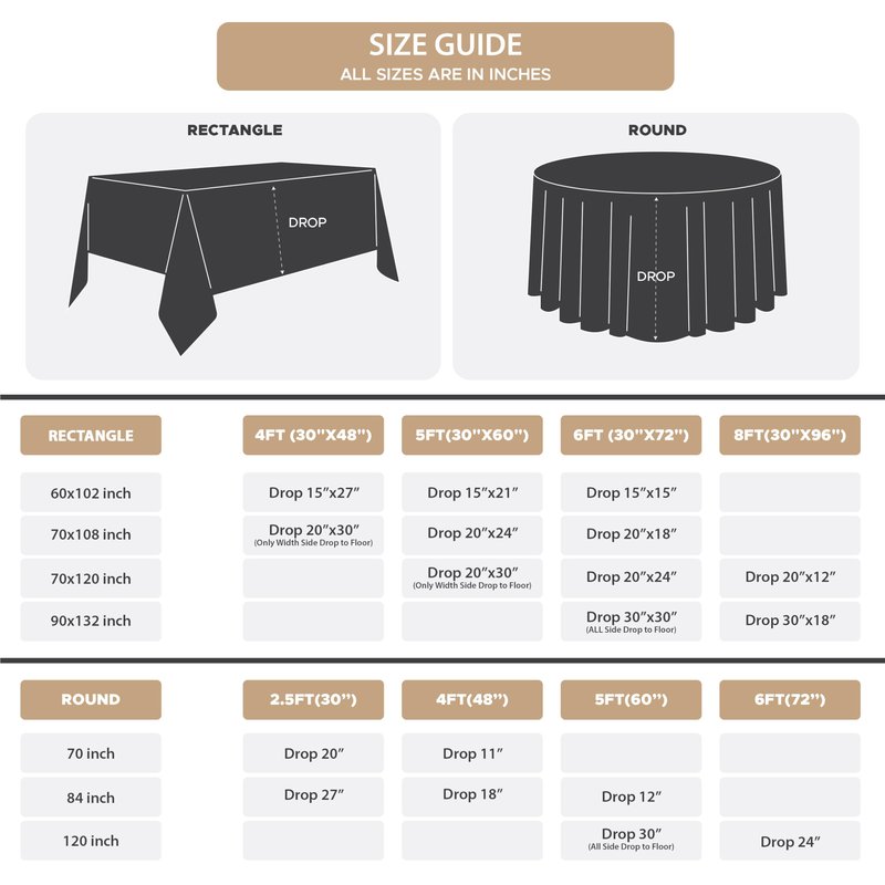 Fitable 8 Pack Round Tablecloths: Stain Resistant Wrinkle Free Circle Table Clothes, Washable Reusable Polyester Table Covers for Wedding Party Birthday Banquet Reception(Ivory, 84 Inch)