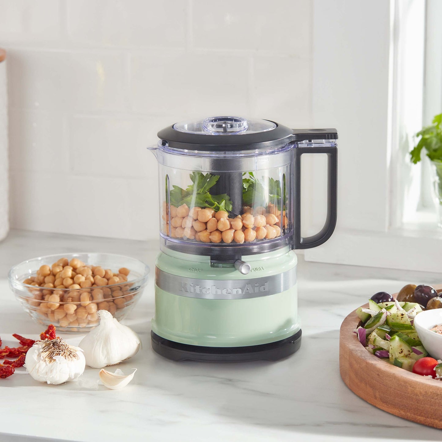 KitchenAid 3.5 Cup Food Chopper KFC3516CU, Contour Silver