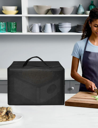 Deep Fryer Cover Heavy Duty Waterproof Heat Resistant Nylon Cover Case for Hamilton Beach Electric/for Elite Gourmet EDF-401T Electric/for Chefman 4.5 Liter Deep Fryer