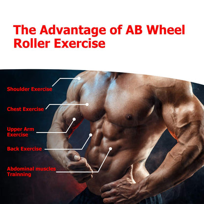 Ab Roller Wheel Ab Workout Equipment Ab Exercise Equipment Workout Equipment Home Gym Equipment Ab Machine for Men Women for Abdominal & Core Strength Training