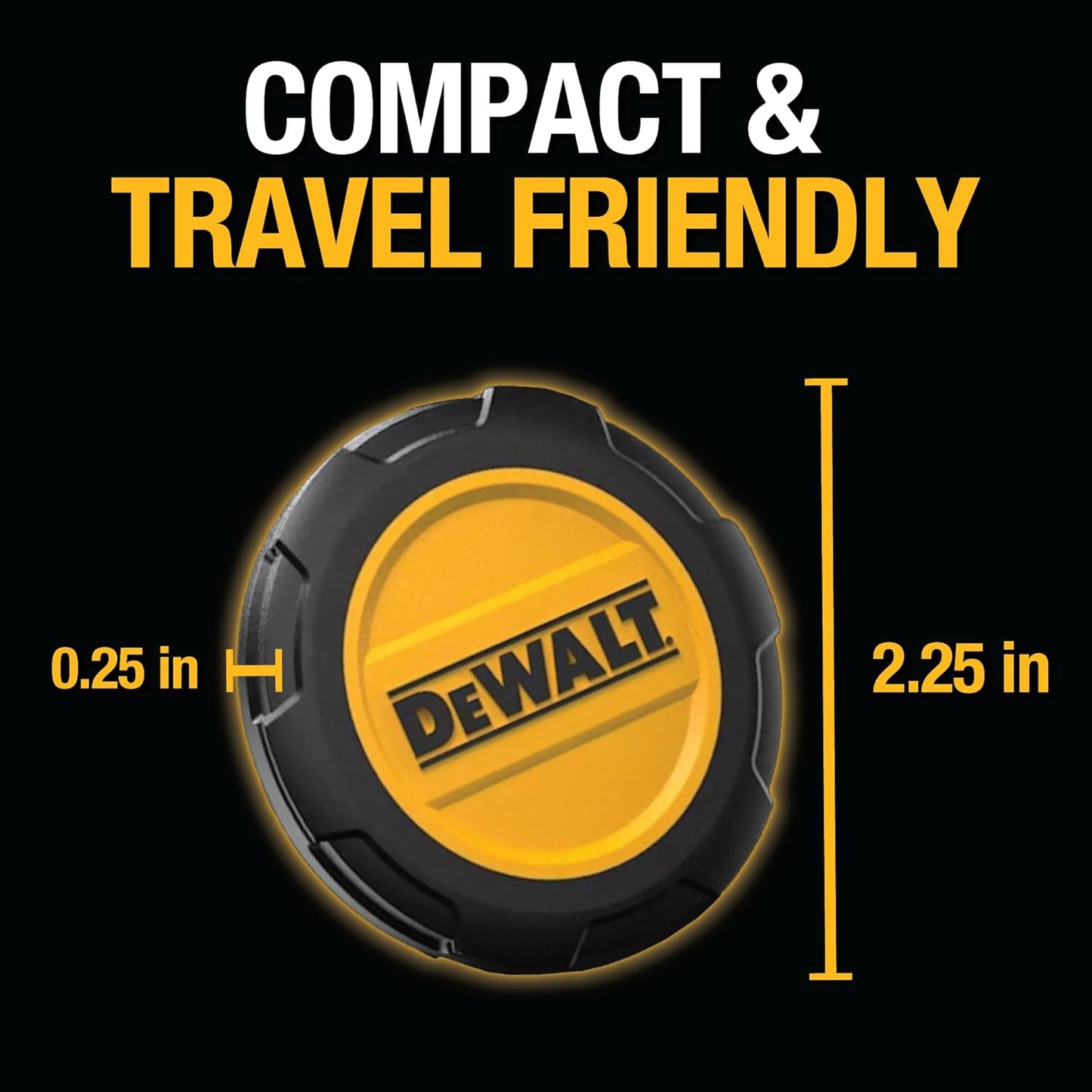 DEWALT Heavy Duty Wireless Charger, 15W Max Cell Phone Charger, Fast Wireless Charging Pad for MagSafe Compatible iPhone 16/16 Plus/16 Pro Max/15/14/13/12, Includes Wall Mounting Plate (No AC Adapter)