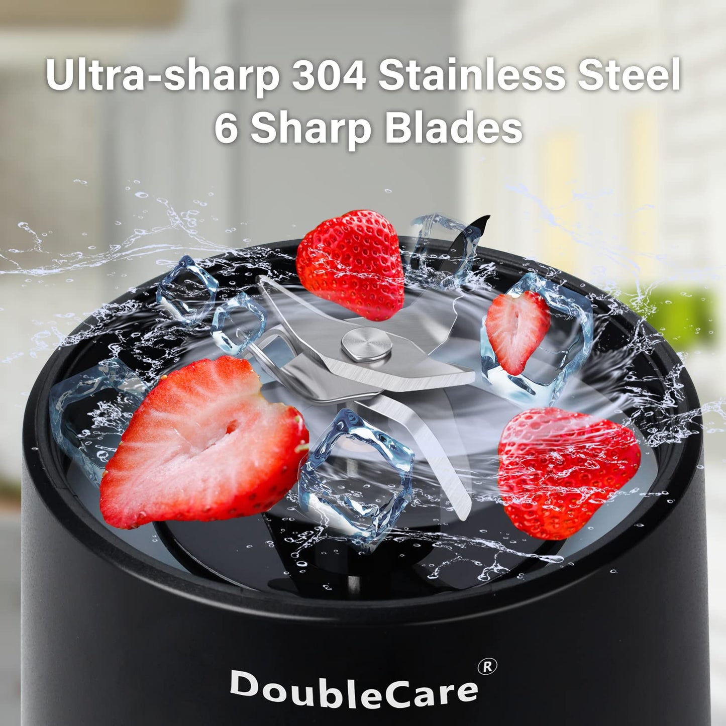 Portable Blender Cup,Electric USB Juicer Blender,Portable Juicer For Shakes and Smoothies, juice,380ml, Six Blades Great for Mixing,light purple