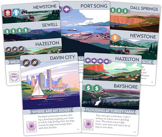 Animal Rescue Team by Play To Z | Cooperative Disaster Rescue Game | Save Cats Dogs &amp Farm Animals | Family Game | Ages 8+ | 2-4 Players | 2026 Origins Award Nominee