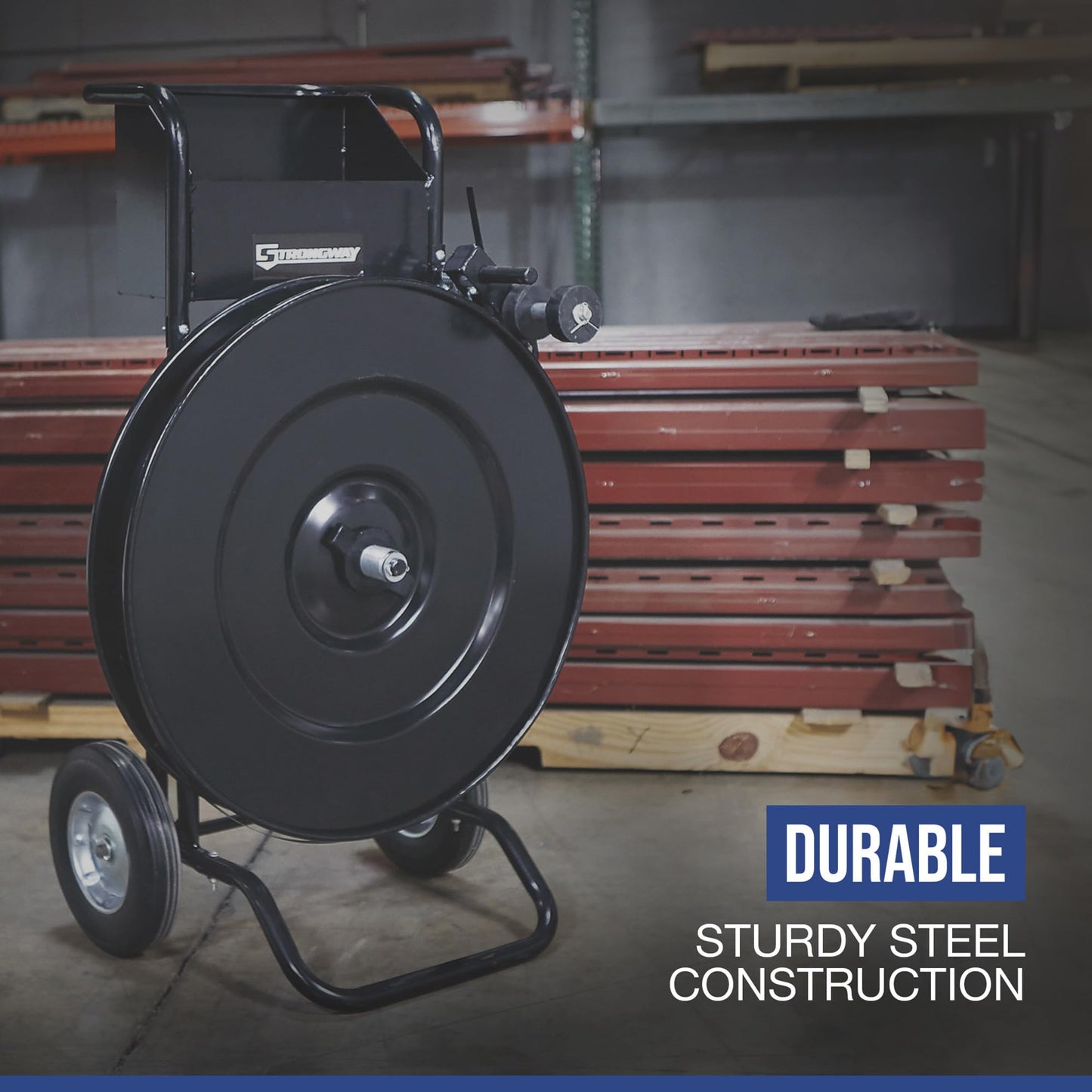 Strongway Poly and Steel Strapping Cart