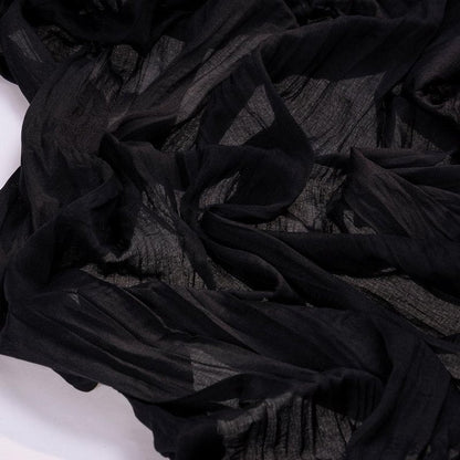 Socomi 10pcs Black Cheesecloth Table Runner Boho Rustic Gauze Summer 120 inch 10FT Cheese Cloth Sheer Runner for Wedding Party Baby Shower Birthday Home Decor Holiday Decorations