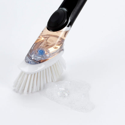 OXO Good Grips Soap Dispensing Dish Brush Refills, 2 Pack, White, Nylon Bristles
