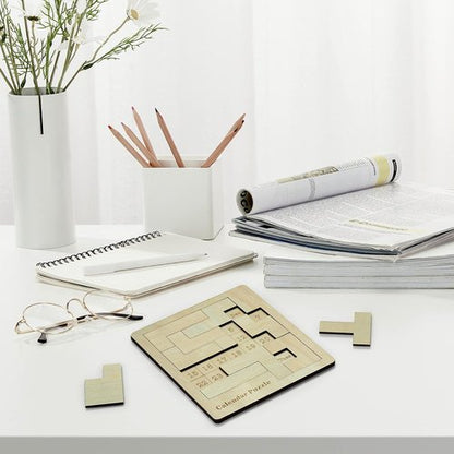 Calendar Puzzle - Engaging 365-Day Wooden Challenge Calendar | 9.8 x 7.8 Inches