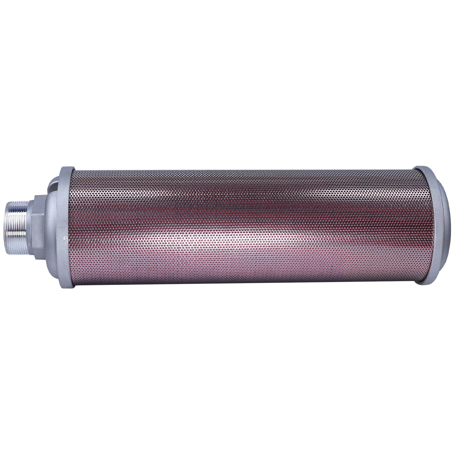 XY-20 Air Compressor Muffler 2" NPT Air Exhaust Muffler Silencer for Compressor Dryer Compressed Air Equipment and Systems, Single Chamber 145 PSI, Replacement Part