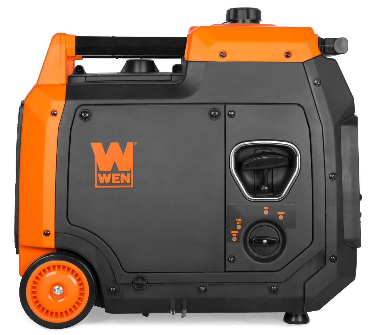 WEN Quiet and Lightweight 4800-Watt Dual Fuel RV-Ready Electric Start Portable Inverter Generator with Fuel Shut Off and CO Watchdog (DF480iX)