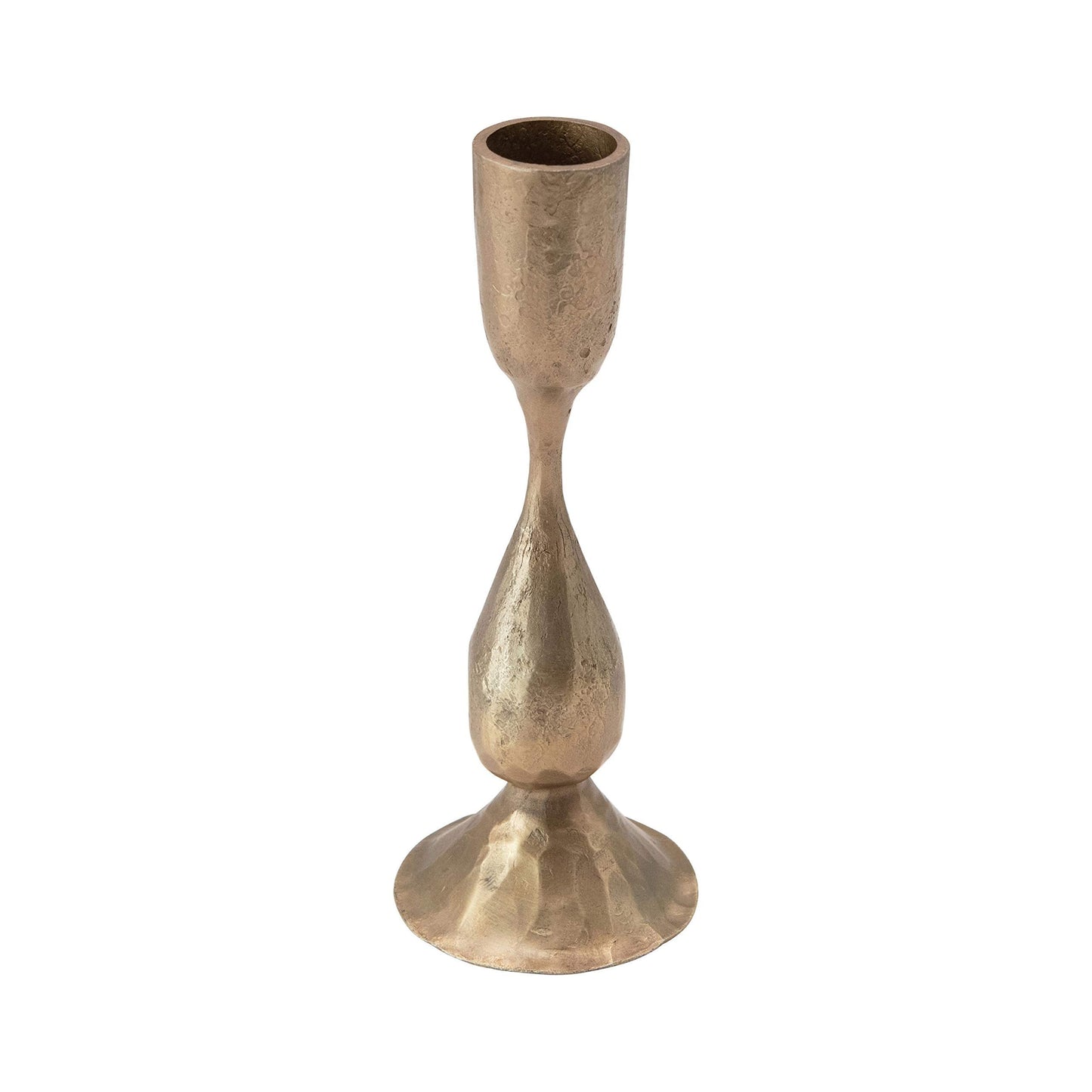 Creative Co-Op Hand-Forged Metal Taper Candle Holders (Set of 2)