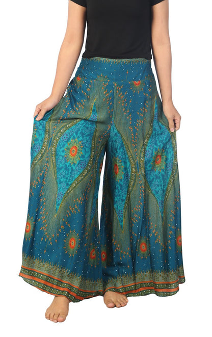 Lannaclothesdesign Womens Lounge Palazzo Pants Wide Legs S M L XL Sizes
