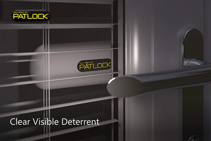 PATLOCK French Door, Patio and Conservatory Security Lock for Double Doors Fitted with 2 Internal Handles