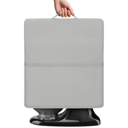 Freeamg Stand Mixer Dust Cover Compatible with Kitchenaid 4.5/5 Quart Water-resistant Kitchen Aid Mixer Cover with 3 Pockets and Handle (Grey)