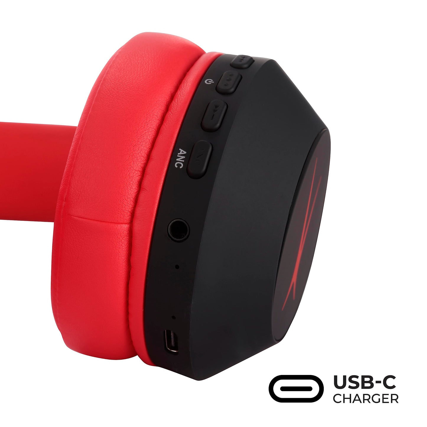 Altec Lansing Kid Safe Noise Cancelling Wireless Headphones 15H Battery, 85dB Volume Limit, Foldable Design Powerful Sound, Active Noise Cancellation Perfect for Kids Ages 7+