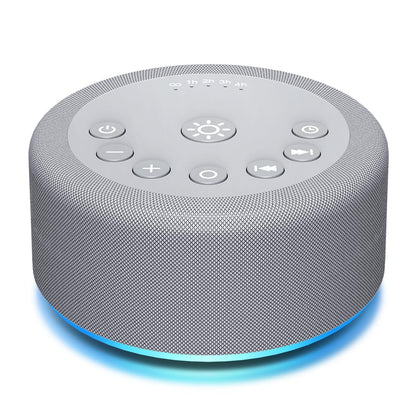Sound Machine Night Light White Noise Machine 30 Non Looping Sounds 12 Lights 5 Timers 36 Adjustable Volume Memory Function Brown Noise Sleep Sounds Machine for Baby Kids Adult & Home Office Travel