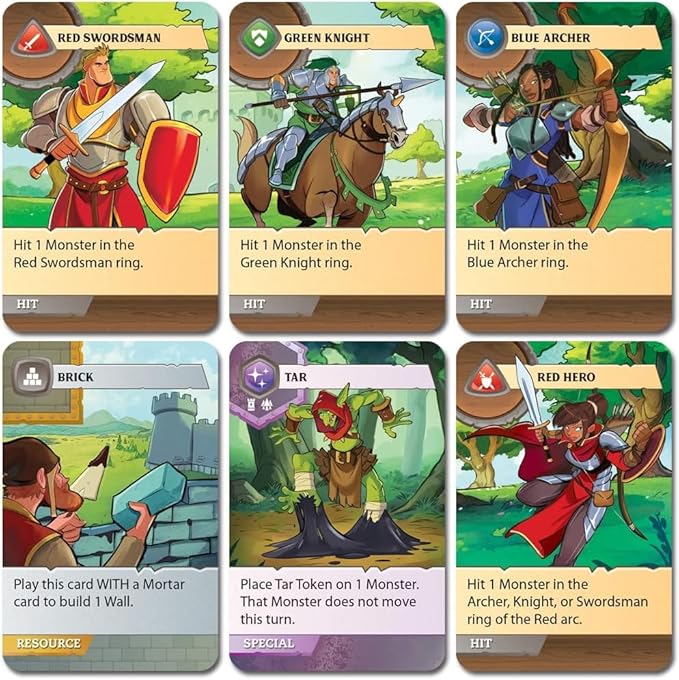 Castle Panic 2nd Edition | Cooperative Board Game for Adults and Family | Ages 8+ | for 1 to 6 Players | Average Playtime 45 Minutes | Made by Fireside Games
