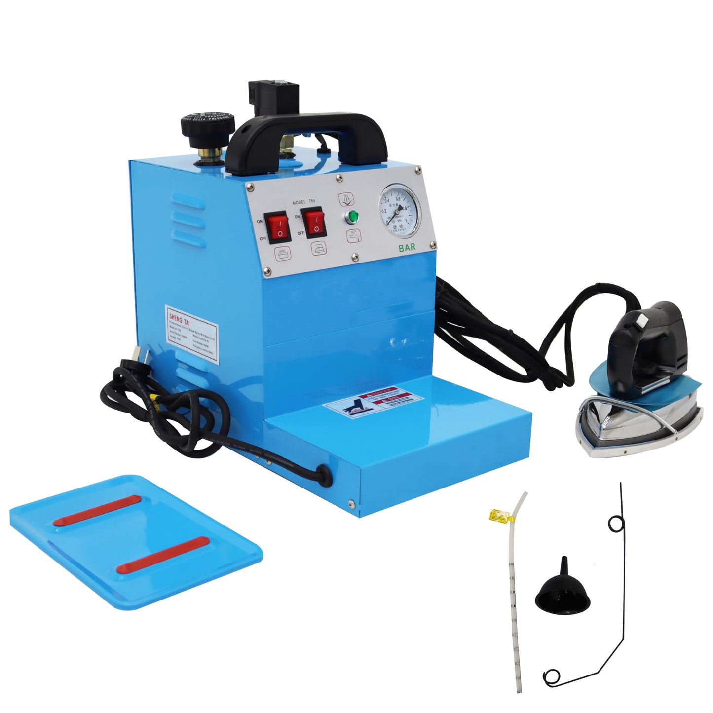 TECHTONGDA Iron Commercial Electric Steam Iron with 4L Water Tank 110V