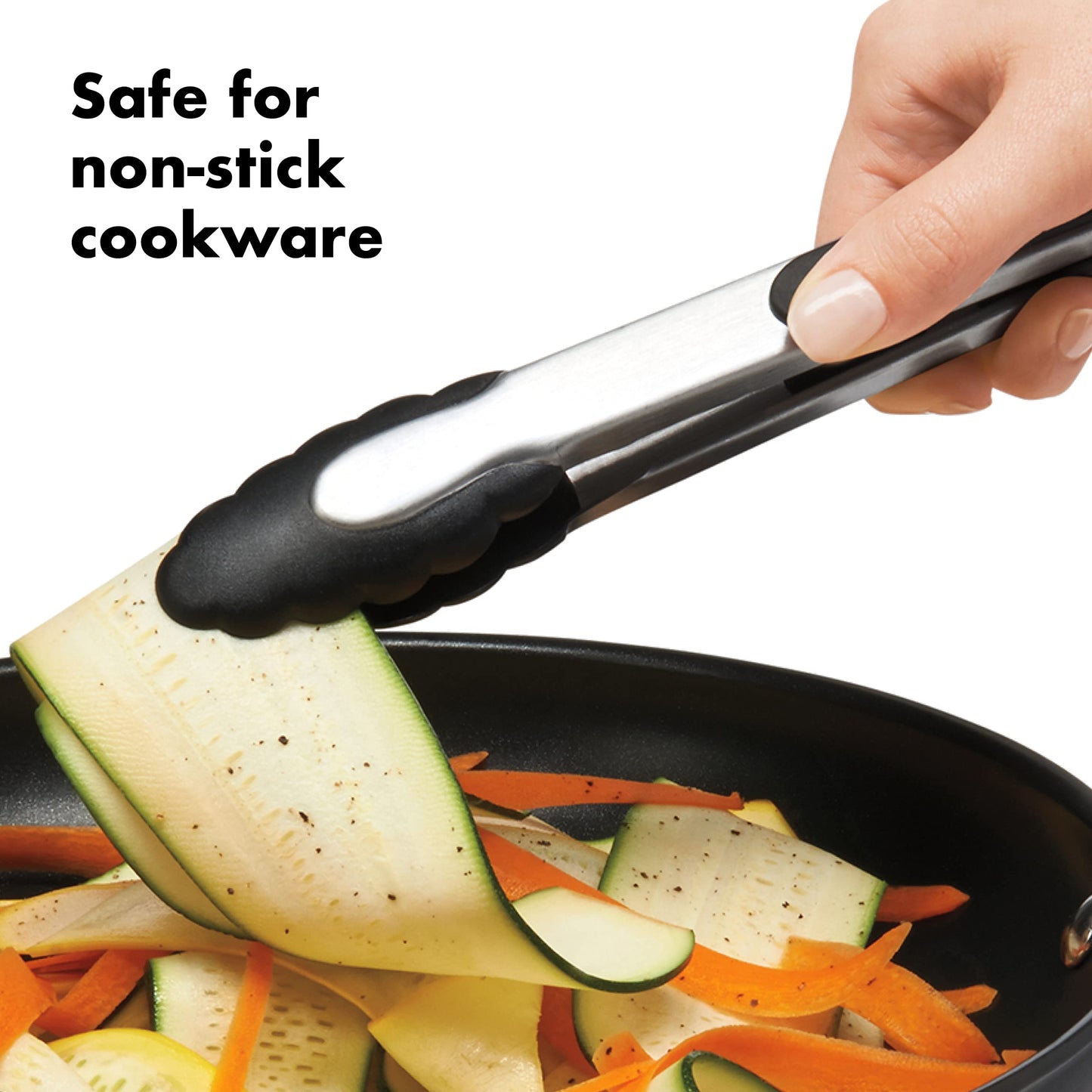 OXO Good Grips 9-Inch Locking Tongs with Nylon Heads