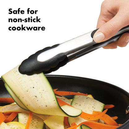 OXO Good Grips 9-Inch Locking Tongs with Nylon Heads