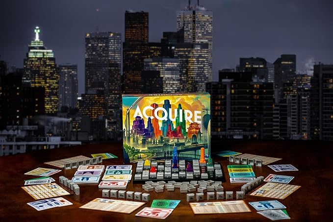 Renegade Game Studios Acquire Strategy Board Game 2-6 Players Classic &amp Tycoon Modes Ages 12+
