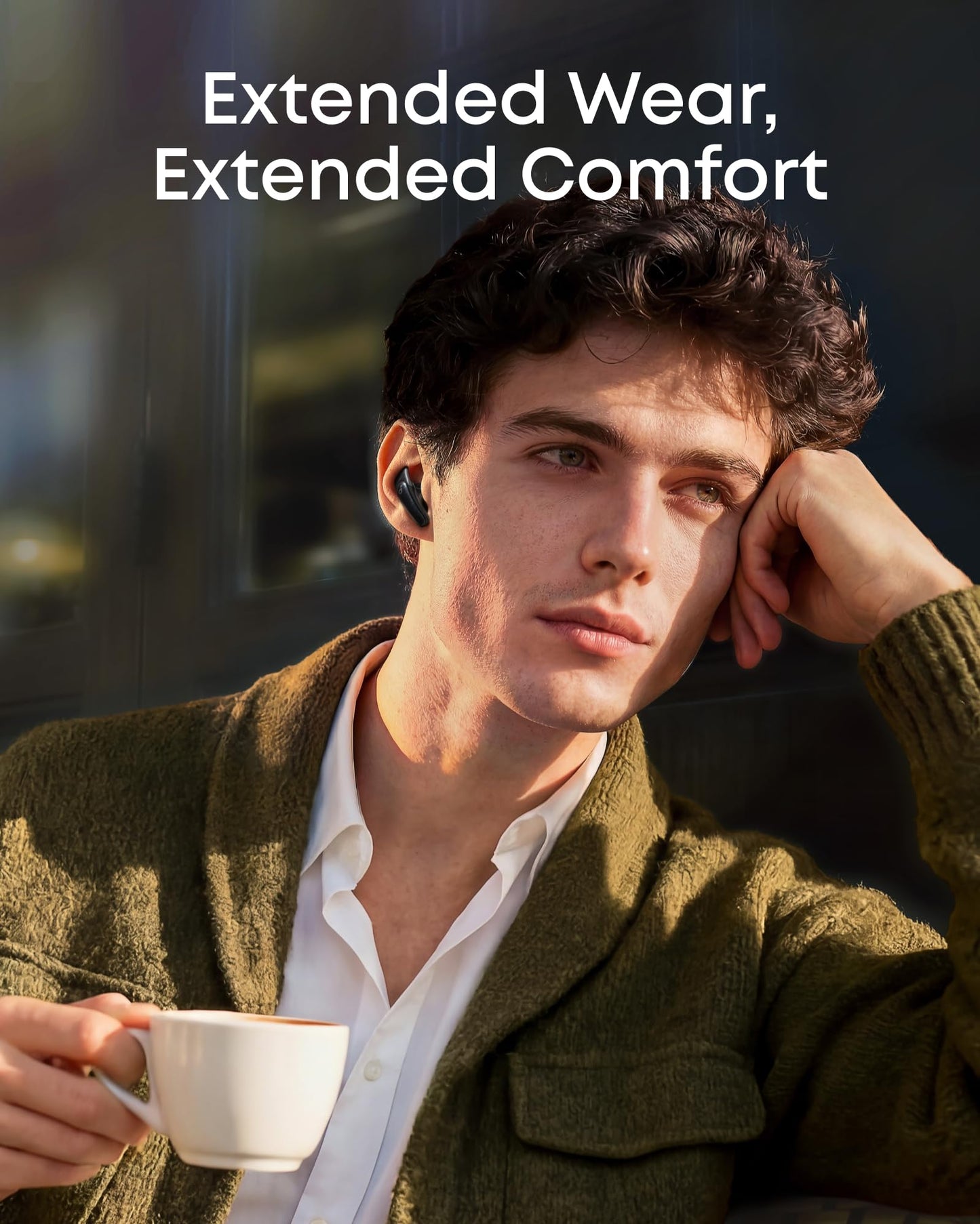 Soundcore Liberty Buds by Anker, Semi-in-Ear Design, Removable Ear Fins, Real-Time Adaptive Noise Cancelling, Fast Charging, Wireless Bluetooth Earbuds,Translation Earbuds, 30H Playtime
