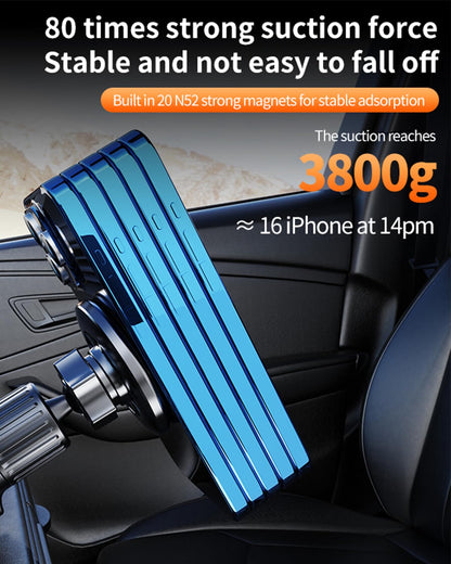 Vent Phone Mount for Car, Magnetic with Car Phone Holder, Case-Friendly & Secure Fit Black