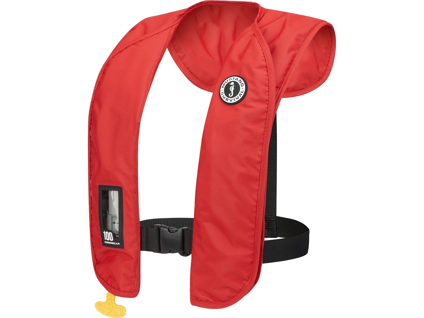 MUSTANG SURVIVAL MIT 100 Convertible A/M Inflatable Life Jacket Red