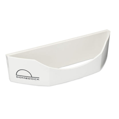 The ORIGINAL DomeDock! American, patented, Wall Mount Rack 20 Ball Cap Storage. Compact Hat Organization System. Made and Shipped in USA. (Single, White)