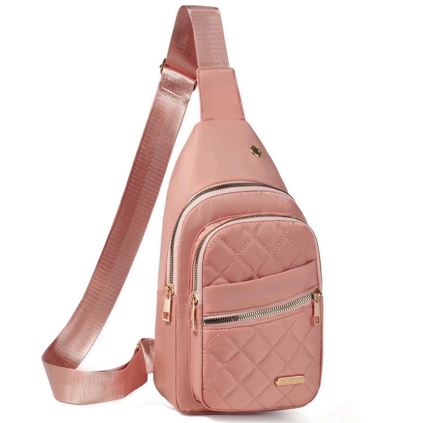 Small Sling Backpack Crossbody Sling Bag for Women, Chest Bag Daypack Fanny Pack Cross Body Bag for Outdoors Hiking Traveling - Black