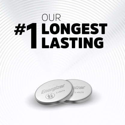 Energizer 2032 Batteries (2 Pack), 3V Lithium Coin Batteries with 3-in-1 Child Shield
