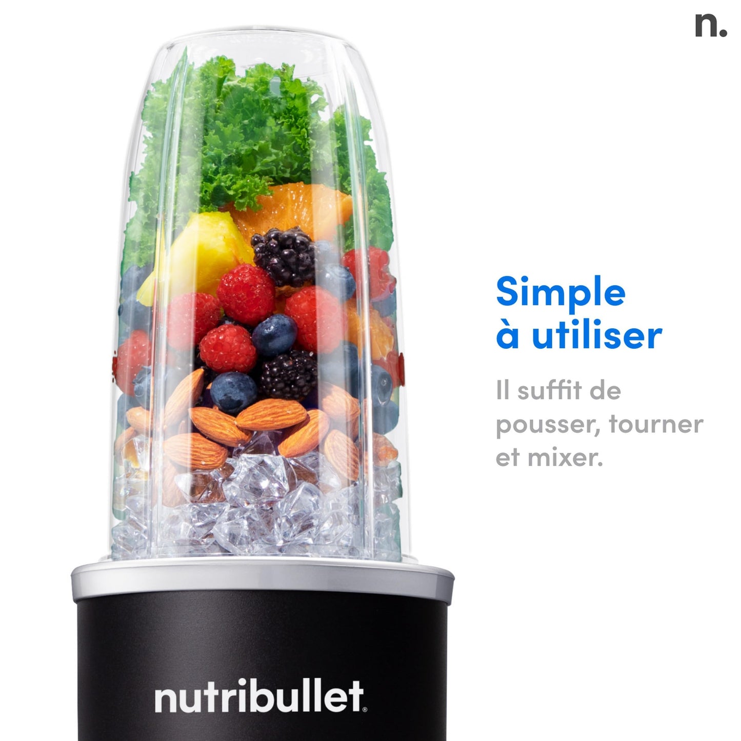 nutribullet® Pro+ 1200 Watt Personal Blender with Pulse Function SKU – Matte Black