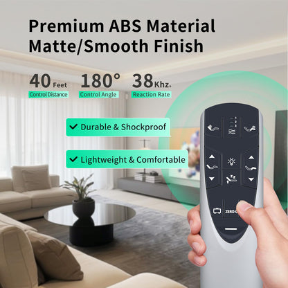 RF502A RF358A New Replacement Remote Control for Tempur-Pedic Ergo or Ergo Extend Adjustable Bed Base JDLK.33.01.18 RF358A, JLDK.33.01.36, RF502A（Silver）