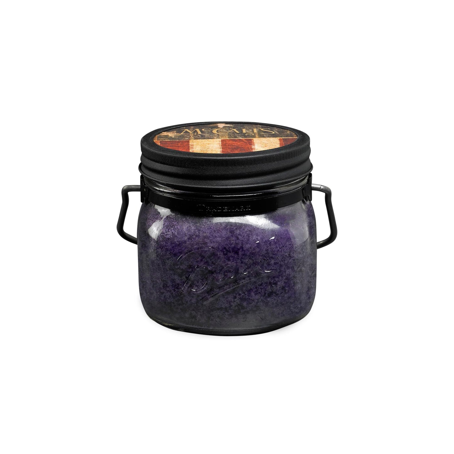 McCall’s Candles | Lilac | 16 oz Two-Wick Scented Candle | USA-Poured | Vintage Mason Jar with Carrying Handle | Authentic Spring Lilac Floral Fragrance