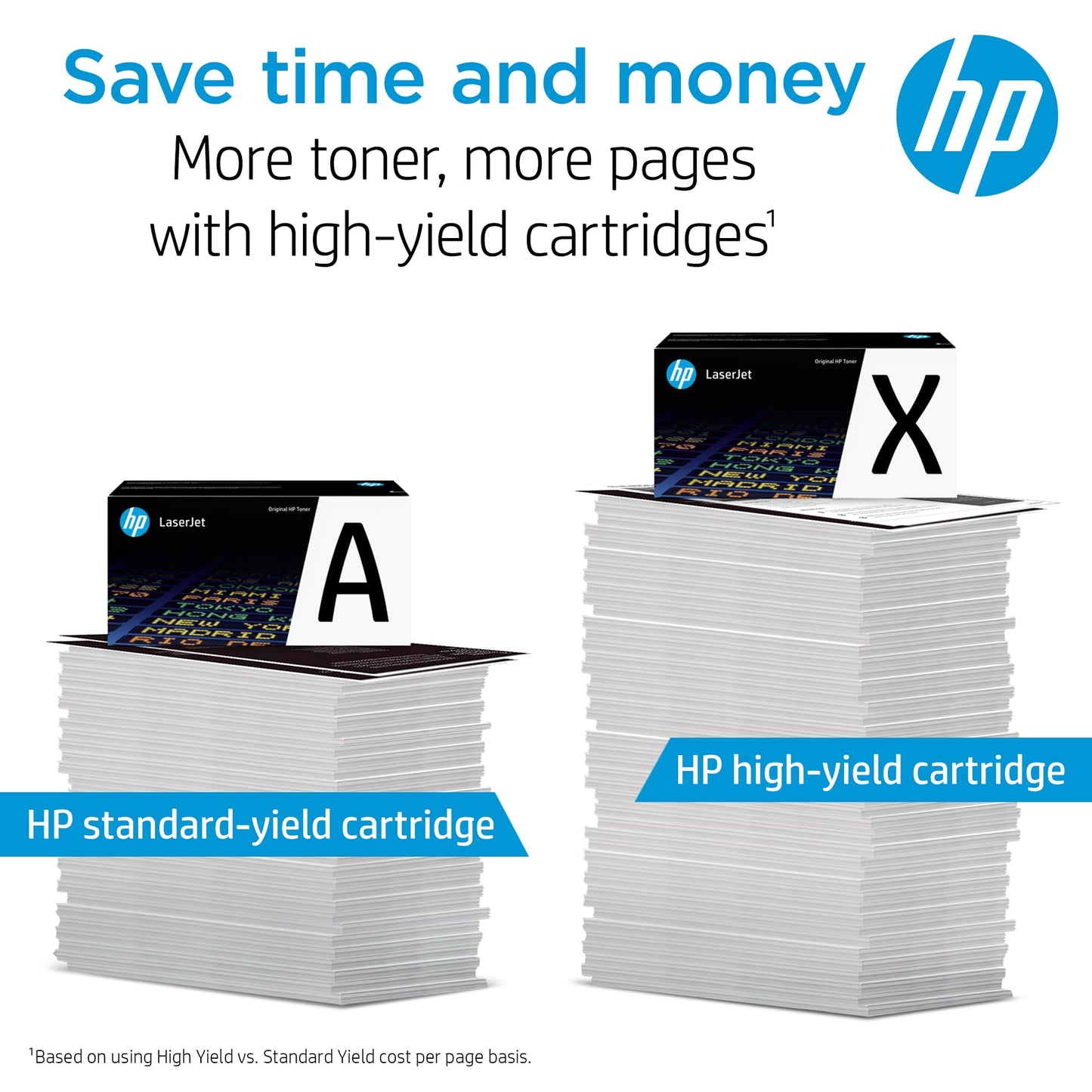 HP 206X Black High-yield Toner Cartridge | Works with HP Color LaserJet Pro M255, HP Color LaserJet Pro MFP M282, M283 Series | W2110X, Pack of 1, Black