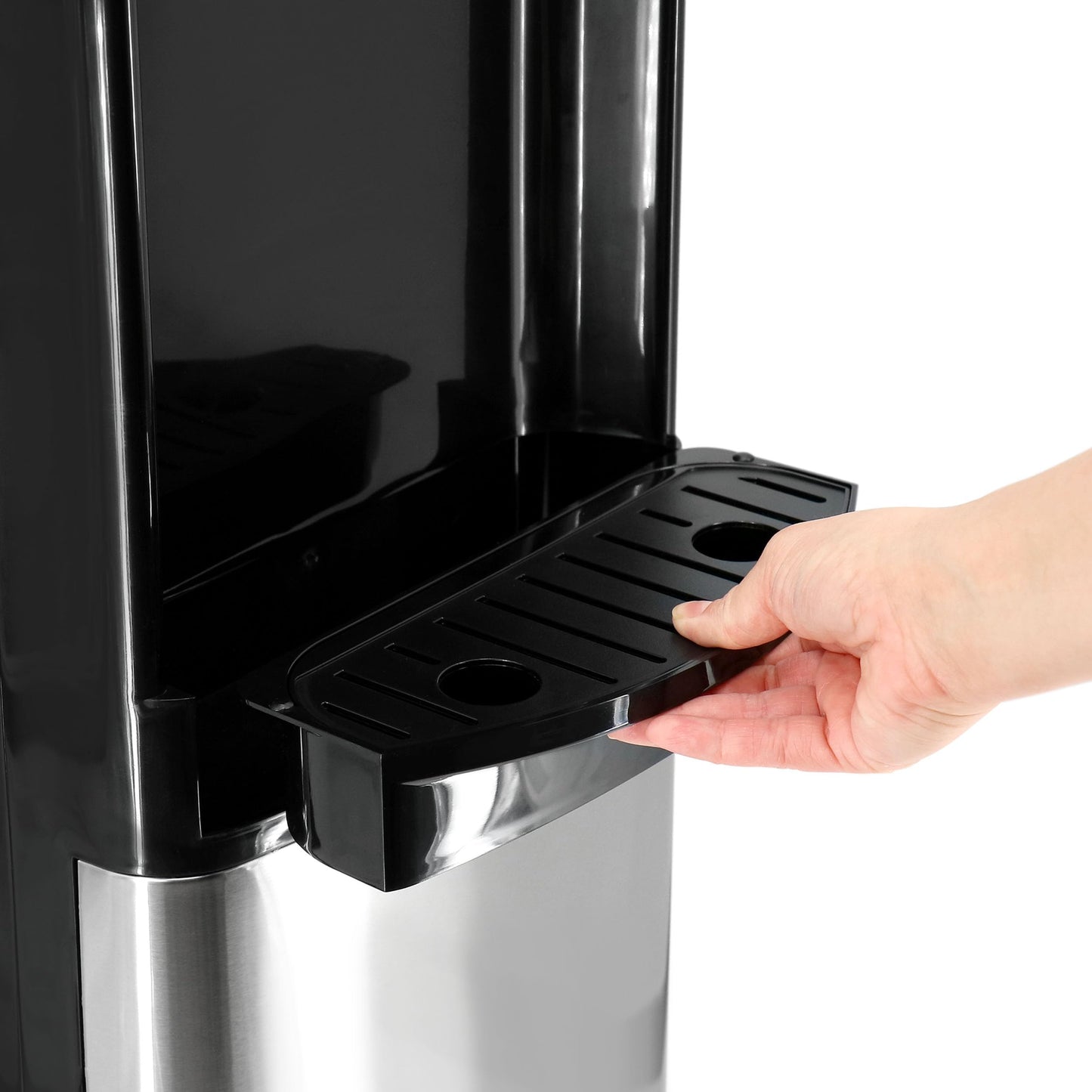 MegaChef Hot/Cold Water Dispenser (Stainless Steel, 5 Gallon)