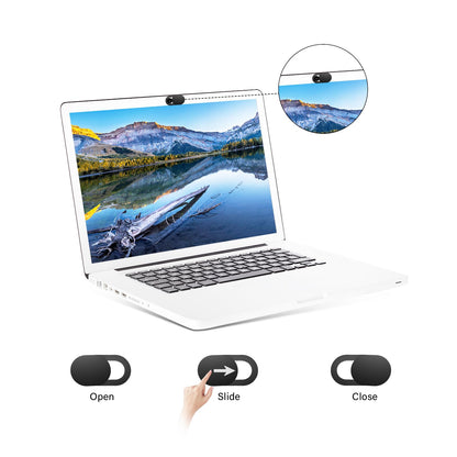 Laptop Camera Cover Slide, 12 Pack Webcam Cover, Phone Camera Cover, Ultra-Thin Computer Slide - Fits Most Laptop, Desktop, PC, Tablet, Smartphone to Protect Your Privacy and Security