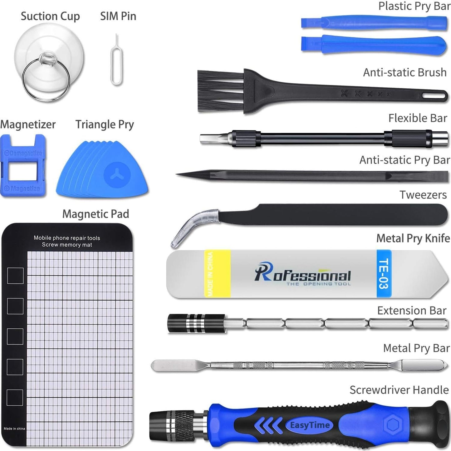 140 in 1 Precision Screwdriver Set, Professional Computer, Laptop Repair Tool Kit, Cell Phone Repair Tool Kit, Compatible for iPhone, Tablet, Macbook, PC, and Xbox Repair