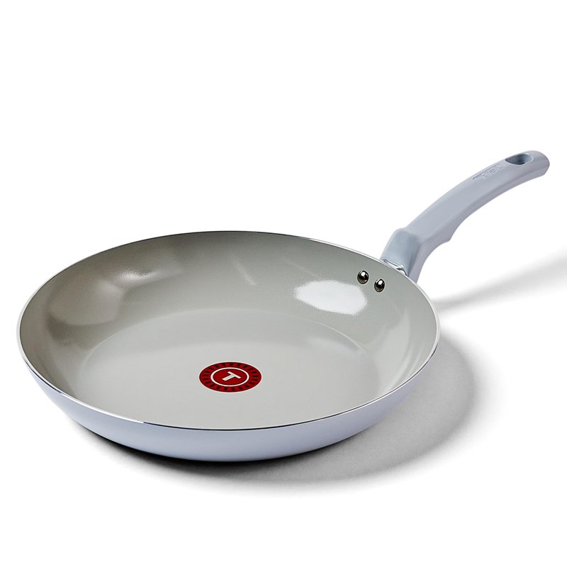 T-Fal Refresh Ceramic Nonstick Frying Pan Skillet 12-Inch, Oven Safe to 350°F, Stay-Cool Handle, Skillet Pan Cookware, Blue