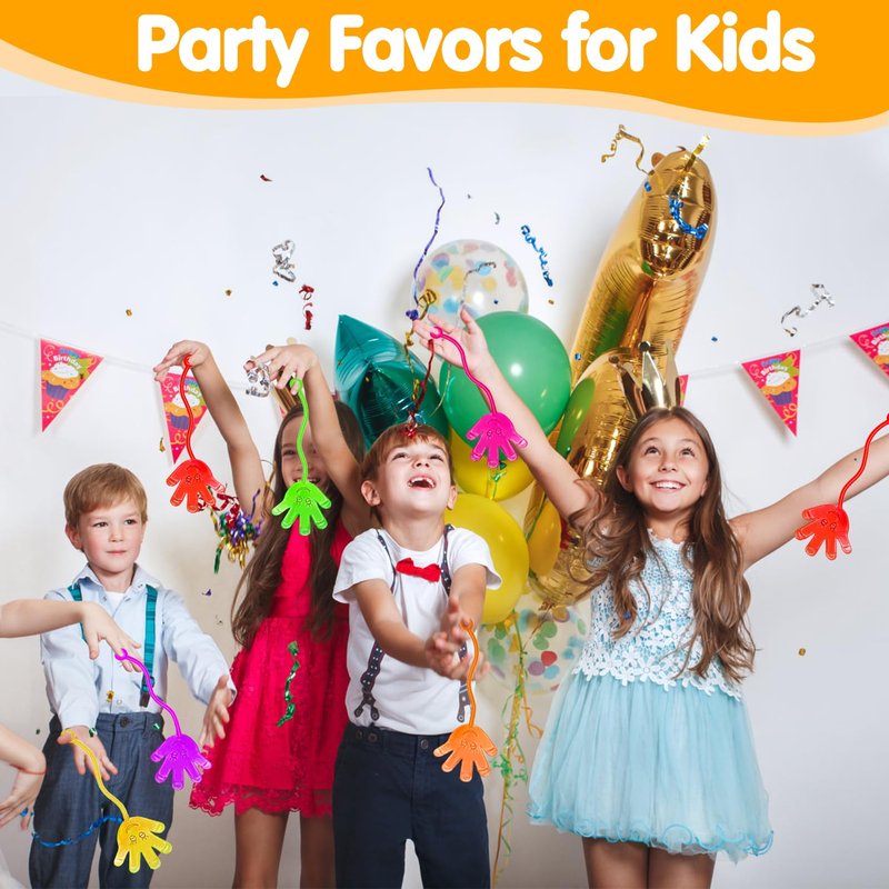 Armaytoy 20Pack Sticky Hands Party Favors for Kids,Classroom Prizes,Goodie Bag,Pinata Stuffers,Birthday Treasure Box Bulk Toys