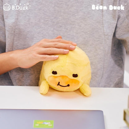 B.Duck Bean Duck: Improvement Desk Buddy Cute Plush Stuffed Animal for Office, School, Travel, Gift