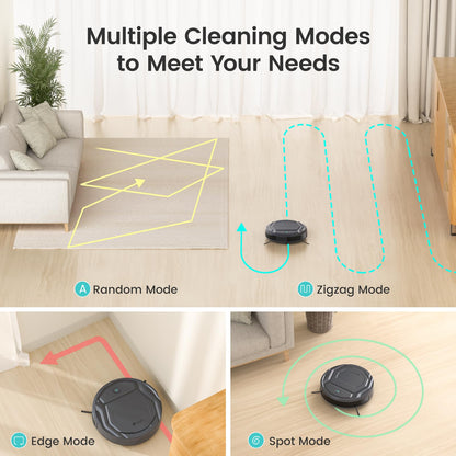Lefant Robot Vacuum M210 Pro, Super Slim, Powerful Suction with No Tangling Port,Quiet,120 Min Runtime, Self-Charging Robotic Vacuum Cleaner, Ideal for Pet Hair, Hard Floor,App & Voice Control