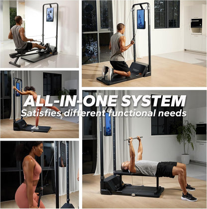 Speediance Gym Monster Smart Home Gym, Multifunctional Strength Training Machine, Smith Machine Power Cage Workout Station, Squat Rack Cable Machine, Full Body Fitness Equipment for Home Workout