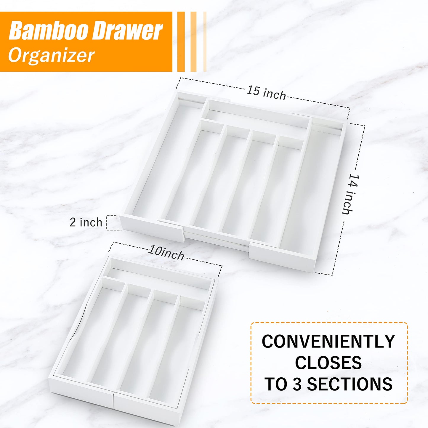 Kitchen Silverware Drawer Organizer and Storage Cabinet Utensil Rack Bathroom Counter Vanity Extra Large Big Cooking Drawer Organizers Countertop Pantry Storage Cabinet Best Kitchen Must Haves 2025